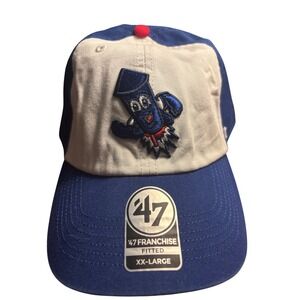 47 Brand Los Wepas de Worcester MiLB Copa de la Diversion Fitted Hat XXL Royal